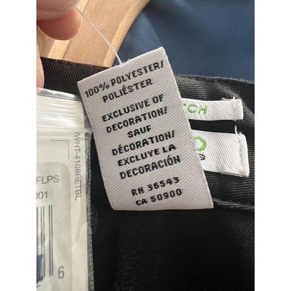 Izod XFG Black Stretch Microfiber Golf Pants Size 2 NWT UPF-50 - Picture 5 of 5